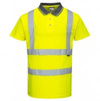 Portwest S477 Hi-Vis Short Sleeve Polo - Yellow